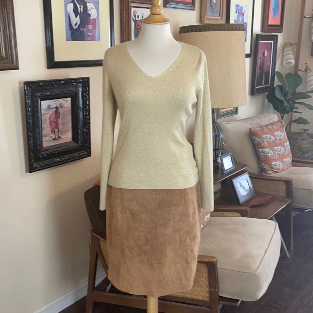 Vintage 90s Suede Skirt